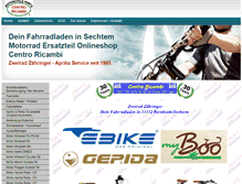 Tablet Screenshot of centroricambi.de
